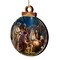 Designocracy Set of 2 Miracle Birth Wooden Christmas Ornaments 5.5"